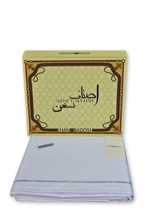 ASNAF E SUKHAN WHITE - COTTON