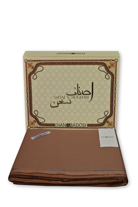 ASNAF E SUKHAN DARK BROWN - COTTON