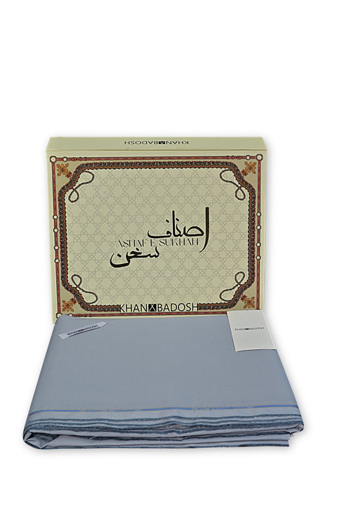 ASNAF E SUKHAN STEEL BLUE - COTTON