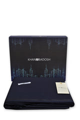 OXFORD NAVY BLUE MENS UNSTITCHED