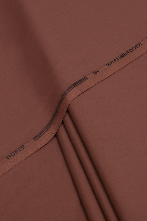 HOPER CHOCOLATE BROWN MENS UNSTITCHED